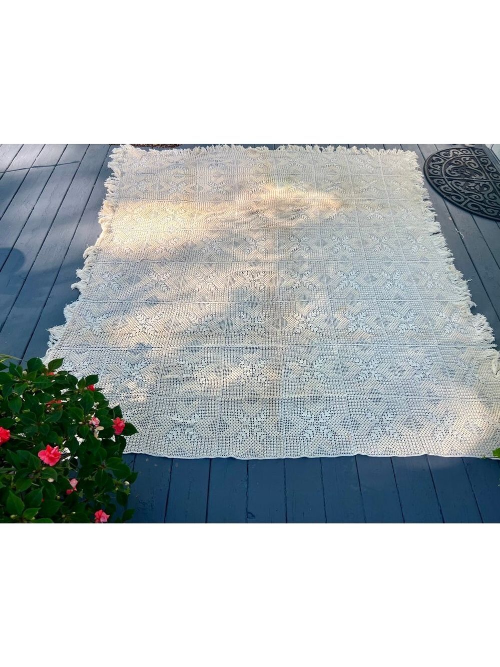 Vintage Crochet Bedspread